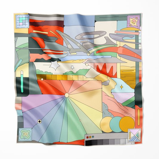 Pauser Silk: Daylight - Limited Edition 100% Silk Scarf
