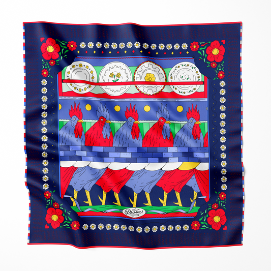 Pauser Silk: Hana – Limited 100% silk scarf
