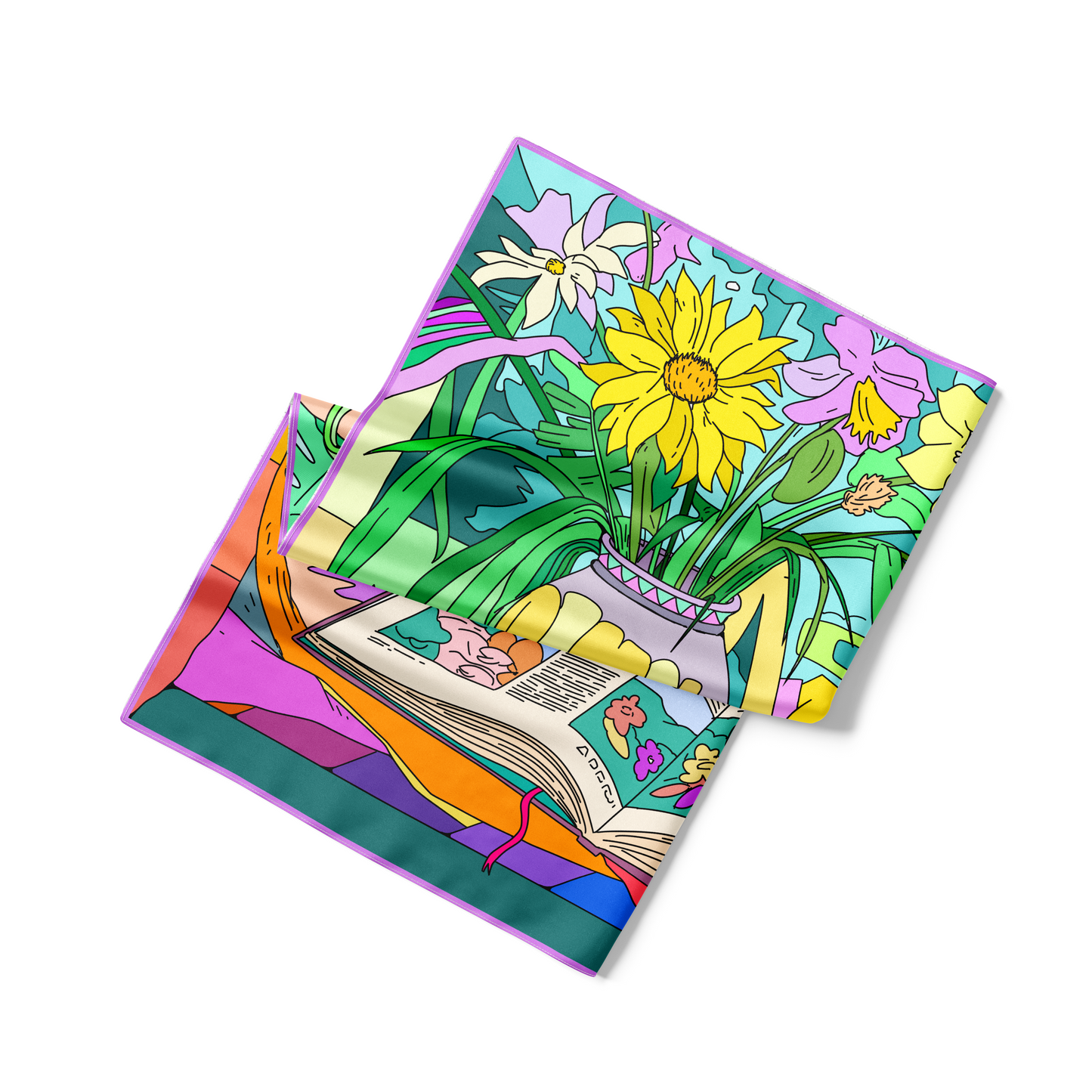 Pauser Silk: Pet – Limited 100% silk scarf