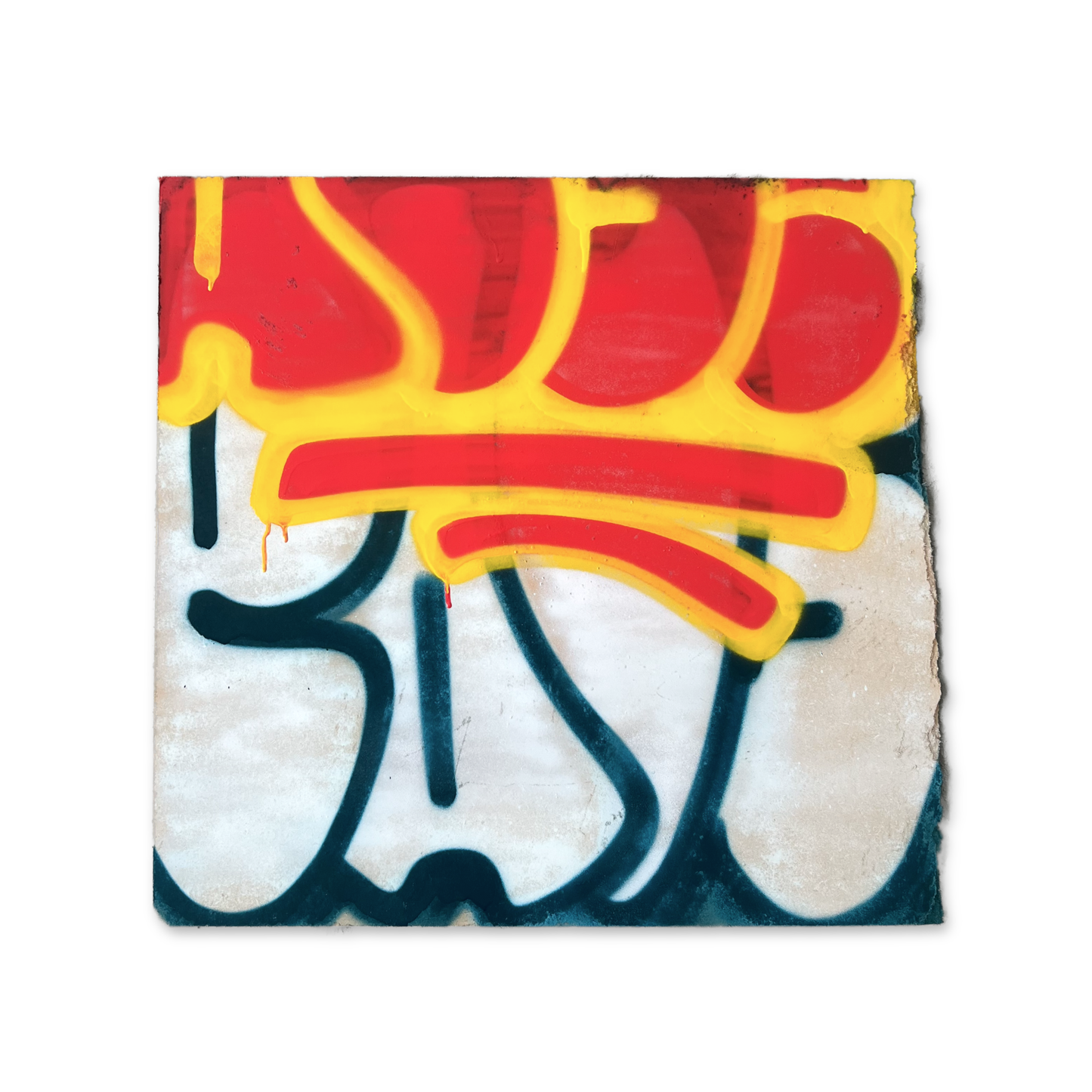 Throw Up N°20 - Originální graffiti artwork na kartonu